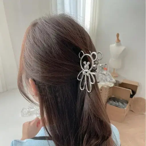 LISA Metal Bear, Rabbit Shape Hair Clip Claws Pins (SALE)