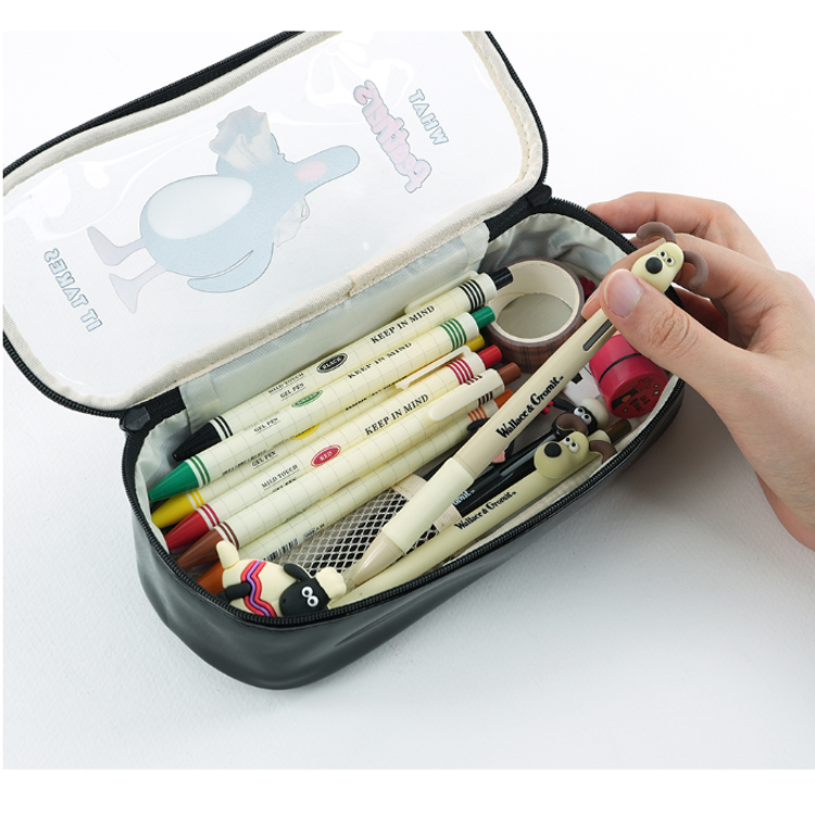 Wallace & Gromit Multi Zip PVC Pouch – Gromit / Feathers McGraw
