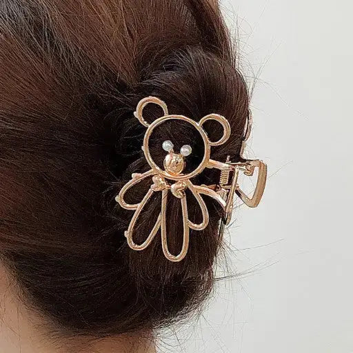 LISA Metal Bear, Rabbit Shape Hair Clip Claws Pins (SALE)