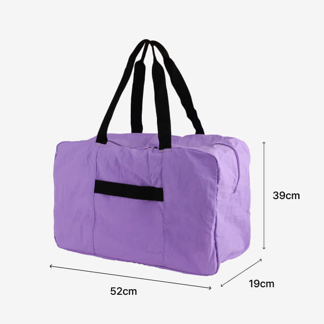 FeatherLite Foldable Travel Tote – Lilac
