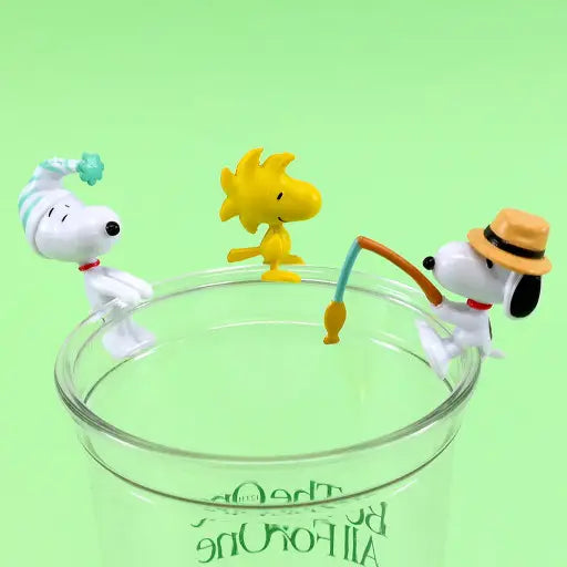 Peanuts Snoopy Cup Deco Charm Figure Random Box 24PCs SET