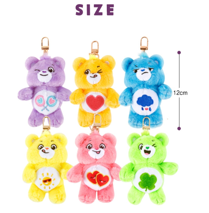 Care Bears: Unlock the Magic – 12cm Plush Keychains