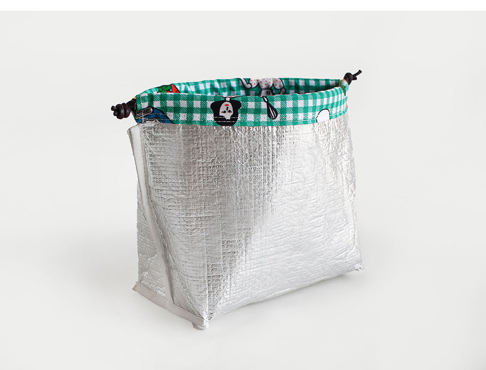 1537 Made in Korea Oxford Cotton Insulated Lunch Pouch – 3 Styles