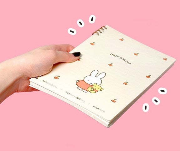 Miffy Twin-Ring A5 Notebook