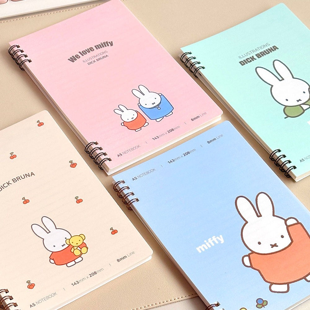 Miffy Twin-Ring A5 Notebook