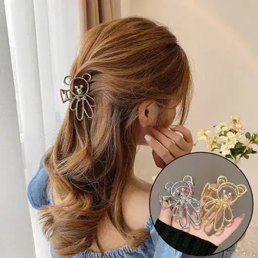 LISA Metal Bear, Rabbit Shape Hair Clip Claws Pins (SALE)