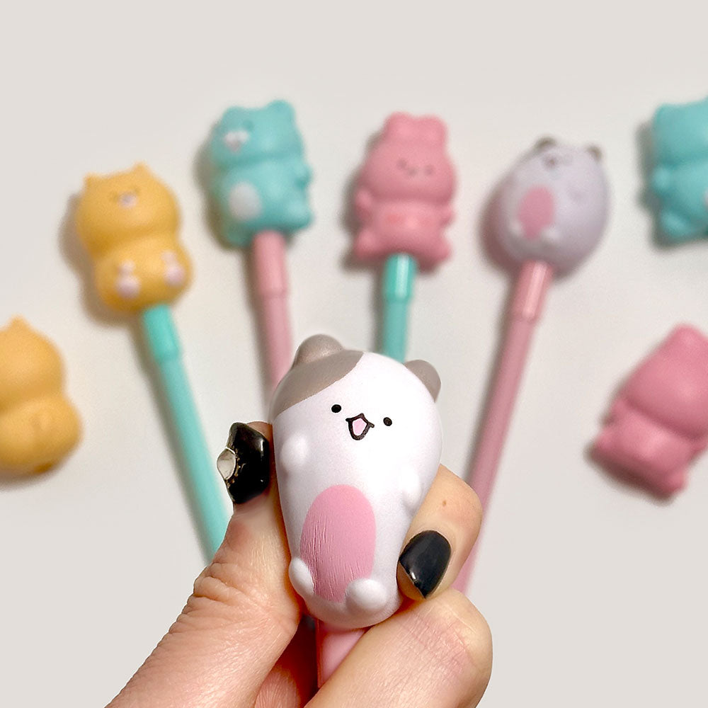 Soonddeok Squeeze Gel Pen – 4 Character Series