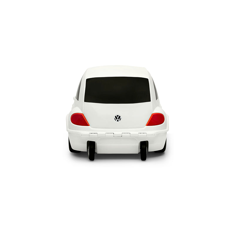 Volkswagen Beetle Kids Ride-On Suitcase White– Officially Licensed