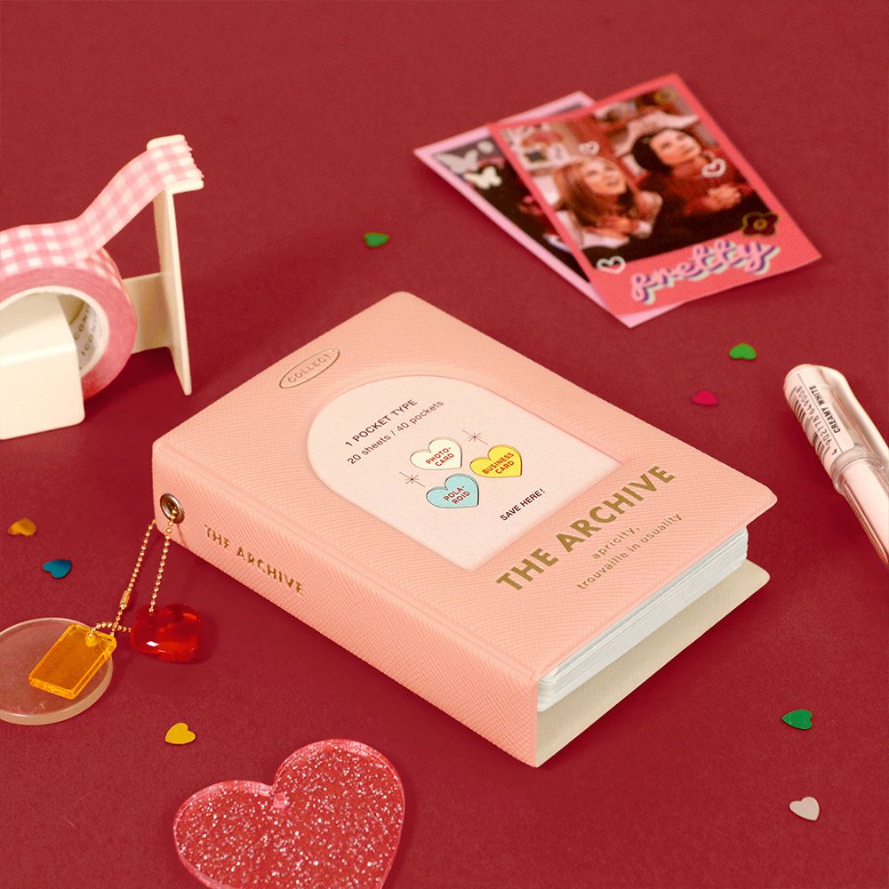 Photo Card Book Album 40Photo collect/Polarloid collect name card Kpop Photo Card holder