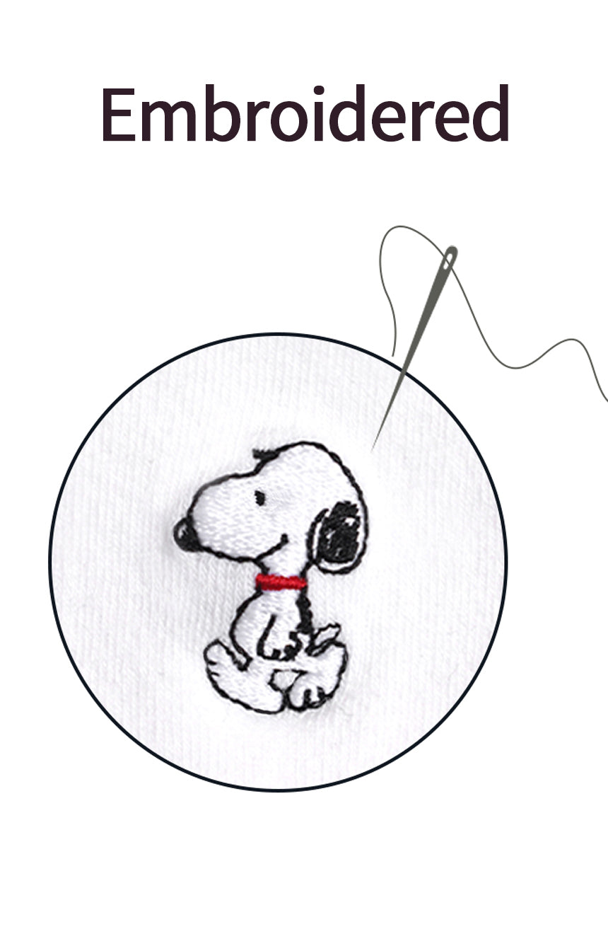 Peanuts Snoopy Embroidered Socks Gift Set 3pairs