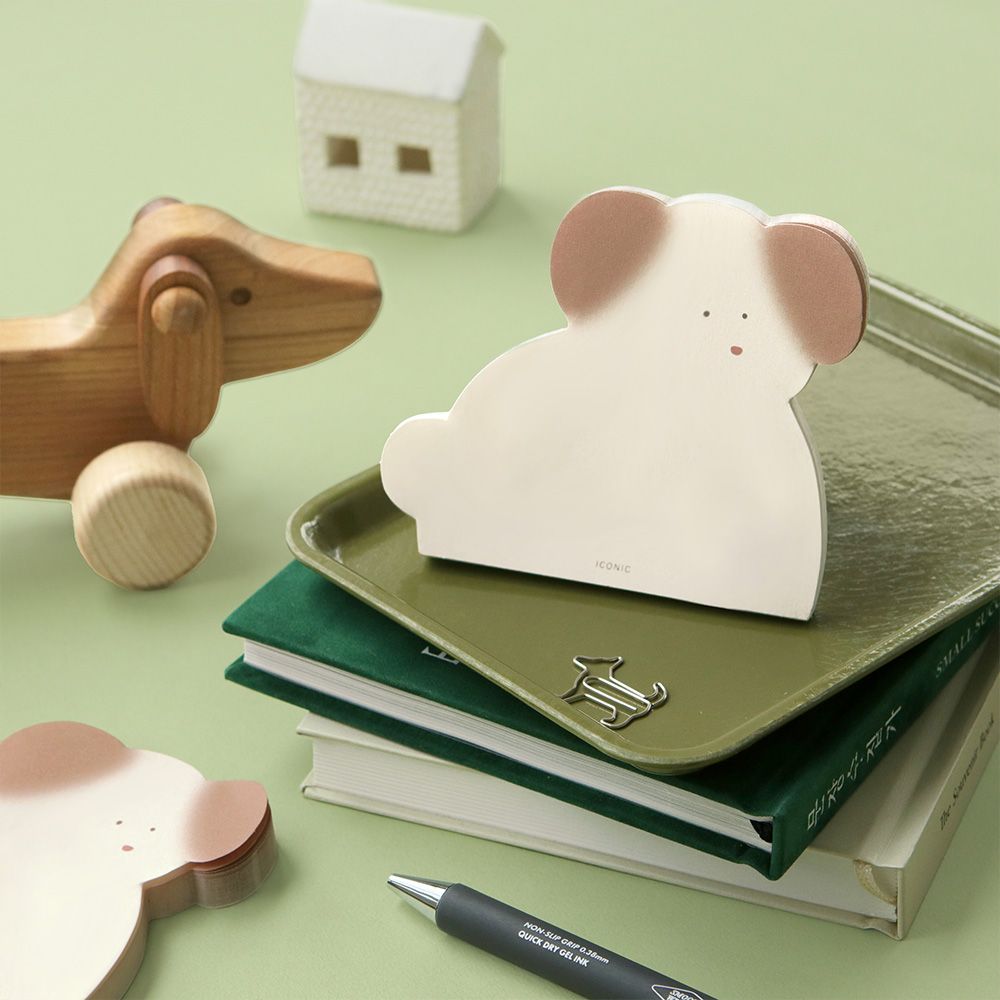 Animal Friends Mini Non-Adhesive Memo Pad – Hamster, Penguin, Dog & Cat