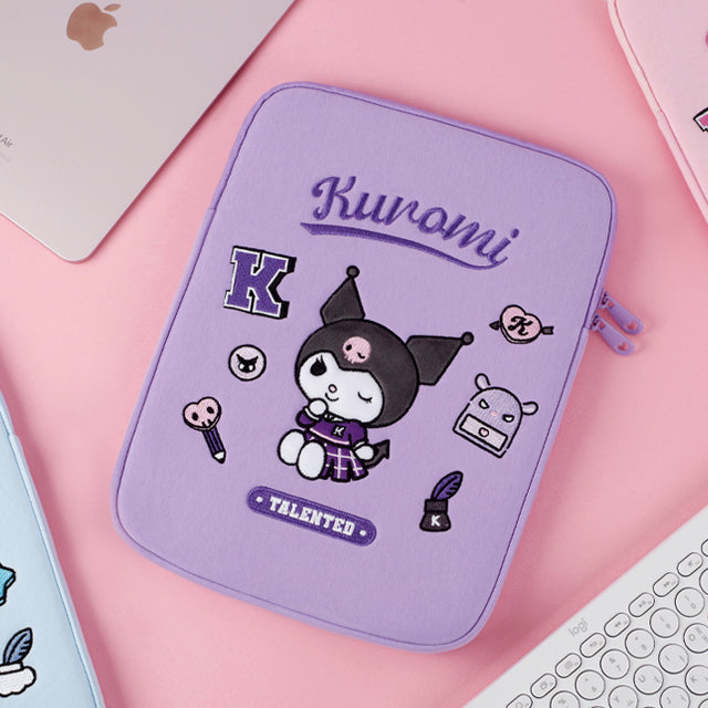 Sanrio My Melody Premium 11" i-Pad Tablet Pouch Case-Official Bags/Cinnamoroll, Kuromi Back to school, Tablet cover/sleeves