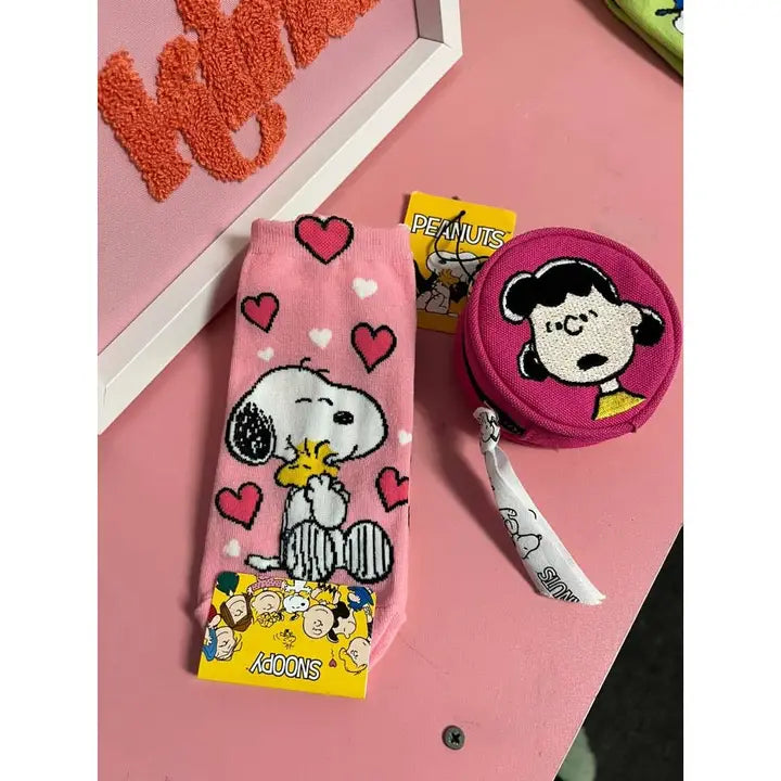 Peanuts Snoopy Charlie Brown ankle Socks/ Cotton Ultra Soft