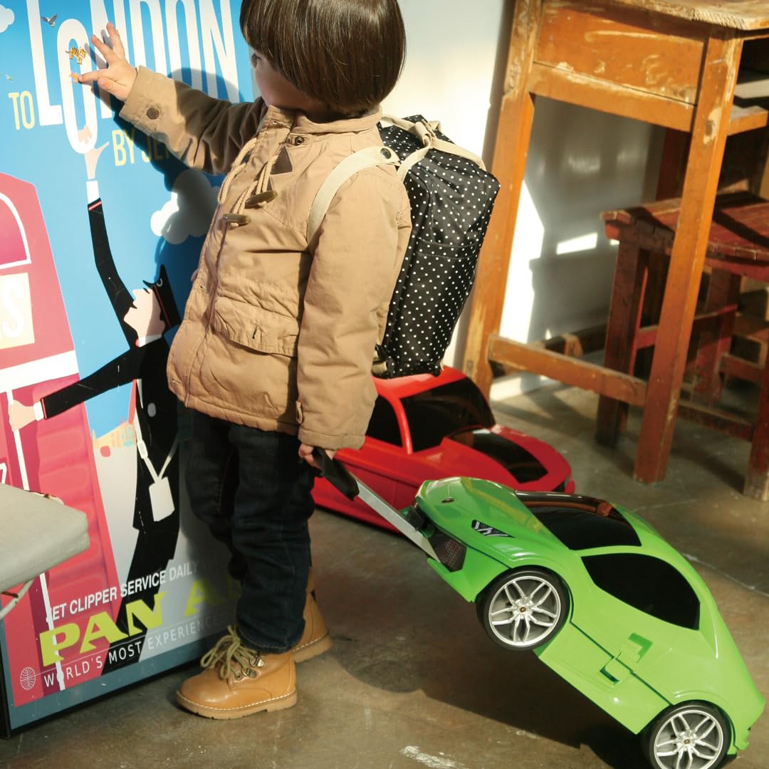 Volkswagen Beetle Kids Ride-On Suitcase Pink– Officially Licensed