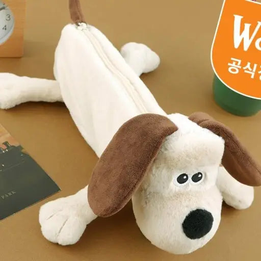 Wallace & Gromit Plush Gromit Dog Pencil Case Pouch