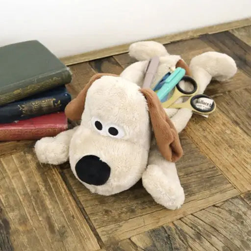 Wallace & Gromit Plush Gromit Dog Pencil Case Pouch