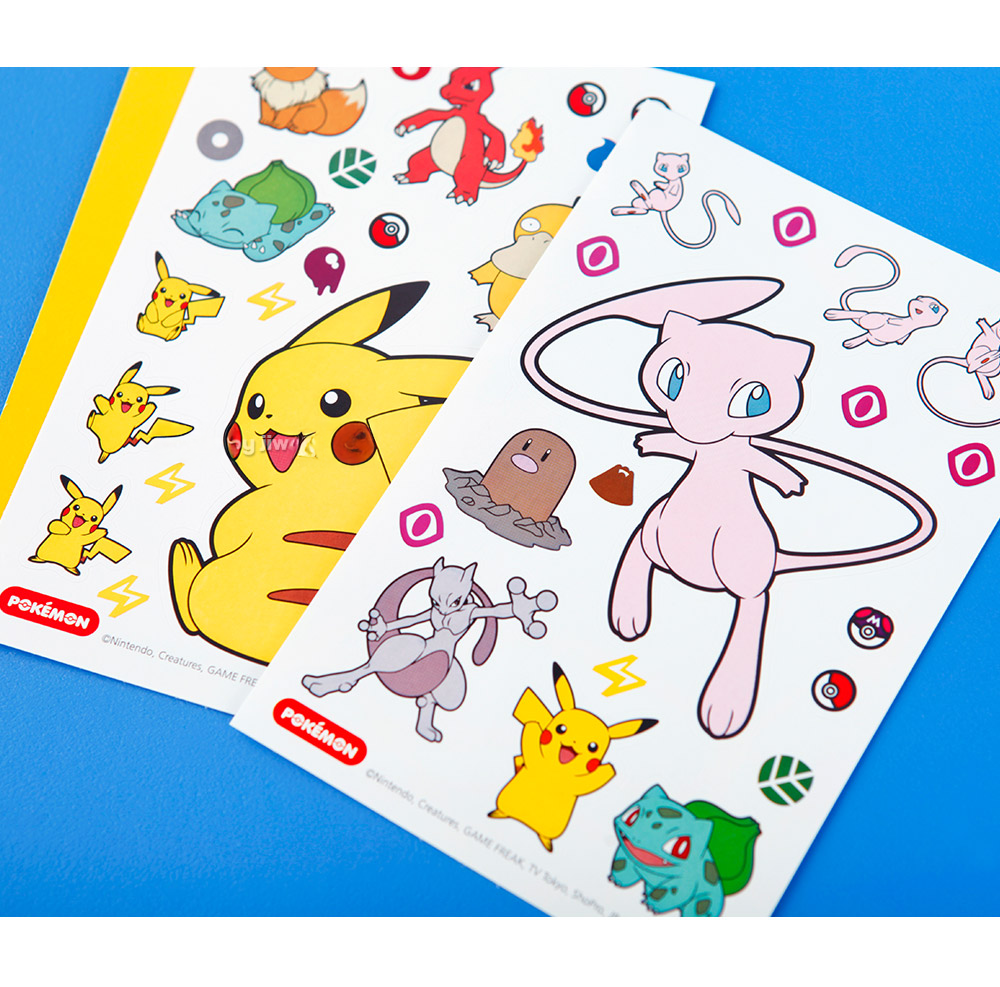 Pokémon Cutie Sticker Set – 4 Designs