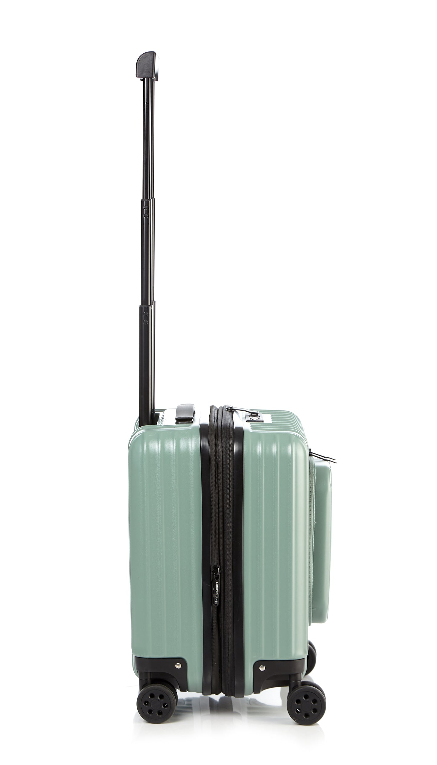 Go Beyond 17" Carry-On Olive Green Expendable Zipper