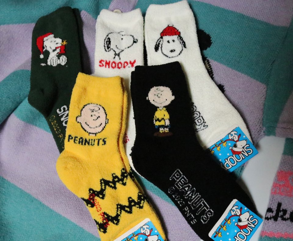 Snoopy COZY warm Sleeping Socks- ULTRA SOFT