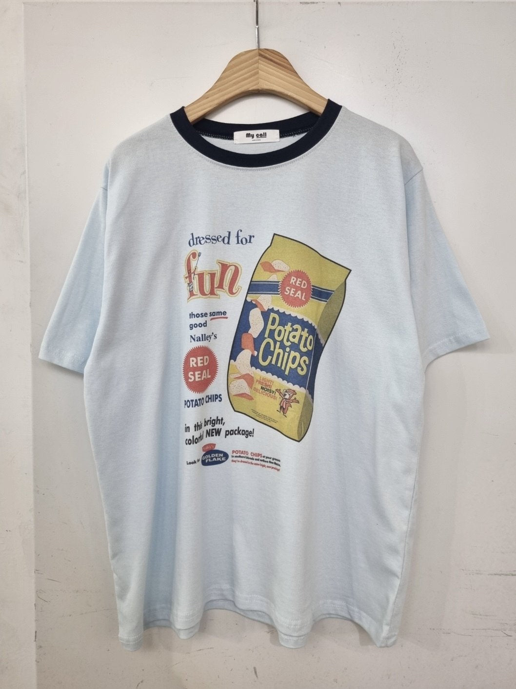 Vintage Snack Graphic Ringer T-Shirt
