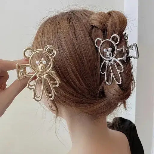 LISA Metal Bear, Rabbit Shape Hair Clip Claws Pins (SALE)