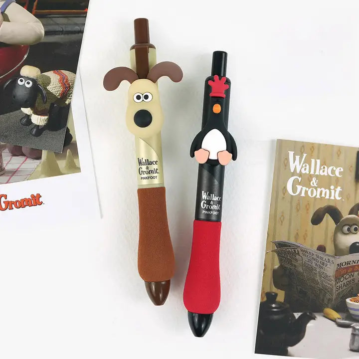 Wallace & Gromit Character Mini Gel Pens – Gromit & McGraw