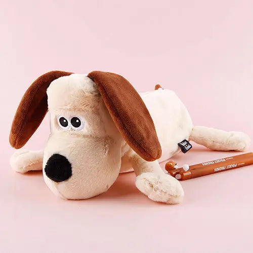 Wallace & Gromit Plush Gromit Dog Pencil Case Pouch