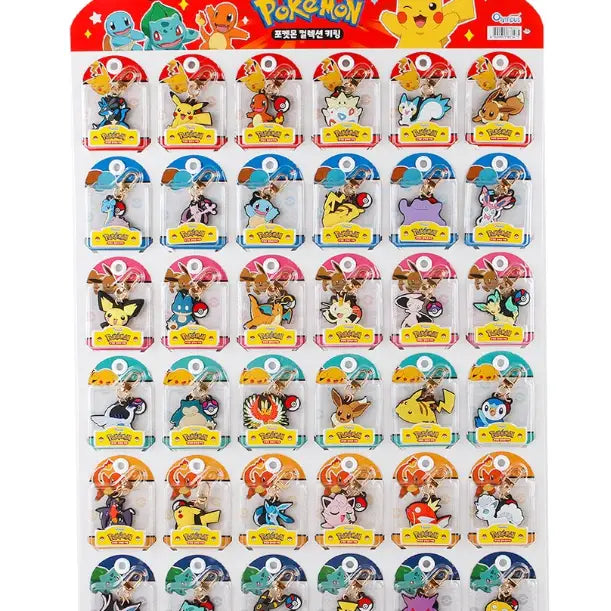 Pokémon 36-Character Collection Keyring Series