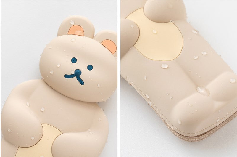 3D Bear Soft Bear Pencil Case/Beauty cosmetic Pouch School Office