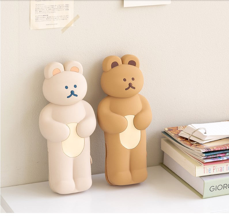 3D Bear Soft Bear Pencil Case/Beauty cosmetic Pouch School Office