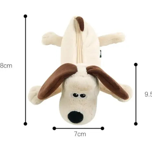 Wallace & Gromit Plush Gromit Dog Pencil Case Pouch