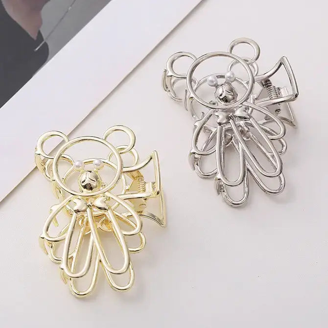 LISA Metal Bear, Rabbit Shape Hair Clip Claws Pins (SALE)