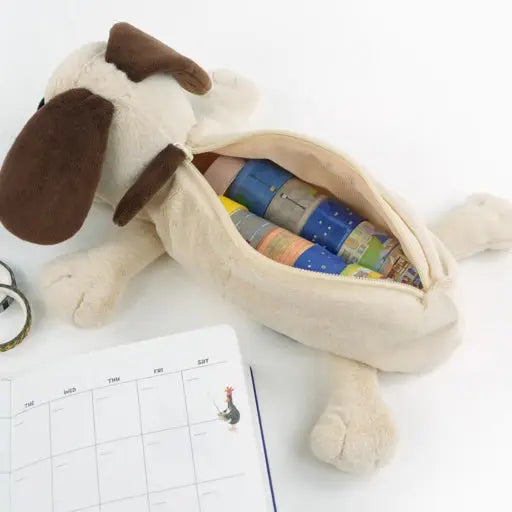 Wallace & Gromit Plush Gromit Dog Pencil Case Pouch