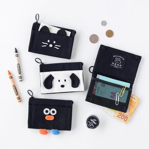 Brunch Brother Foldable Card Wallet coin Purse Pouch/Money Clip Pocket wallet