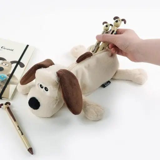 Wallace & Gromit Plush Gromit Dog Pencil Case Pouch