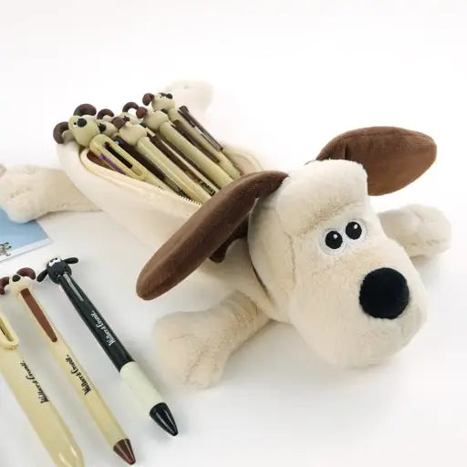 Wallace & Gromit Plush Gromit Dog Pencil Case Pouch