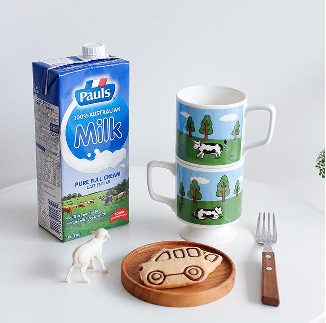 Home CAFE style Vintage Mugs Cup-Home Deco/Heel Mug Cup-Cow