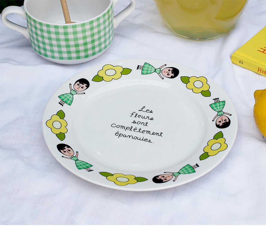 1537 Aurore Home Cafe Plates- Parisian Cafe Style-Dessert Plate M