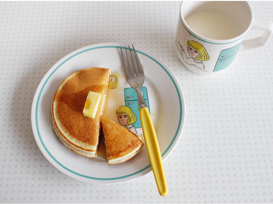 1537 Cafe Plates + Mug cup Set For Two Set