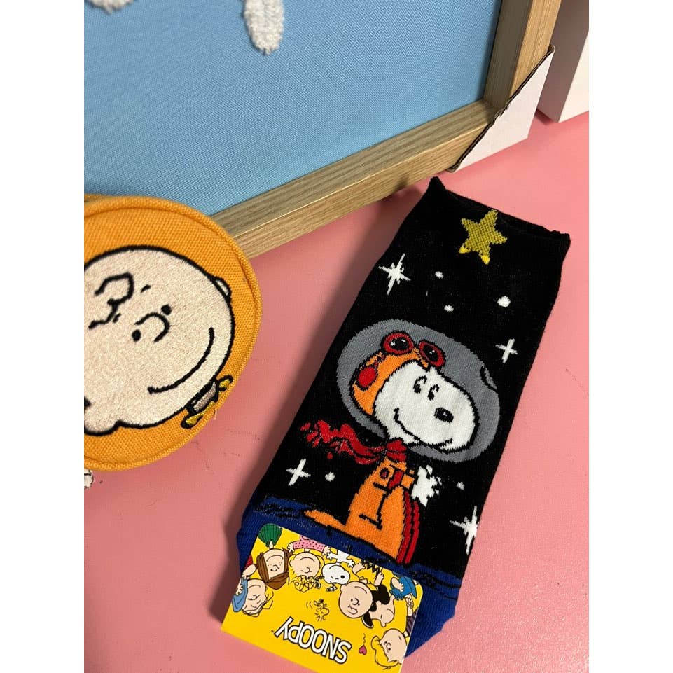 Peeanuts Snoopy Charlie Brown ankle Socks/ Cotton Ultra Soft women Socks-5Pcs