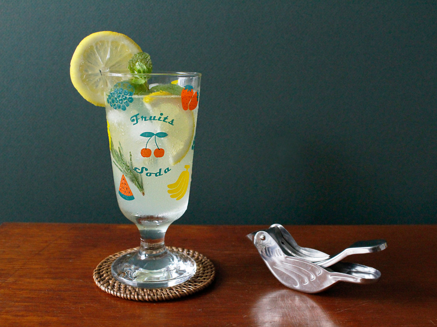 Vintage Glass cup Large - Luckyplanetusa