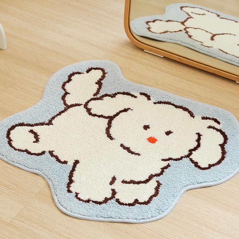 Cute Poodle Design Mat/ Room Rugs - Adopt Me!