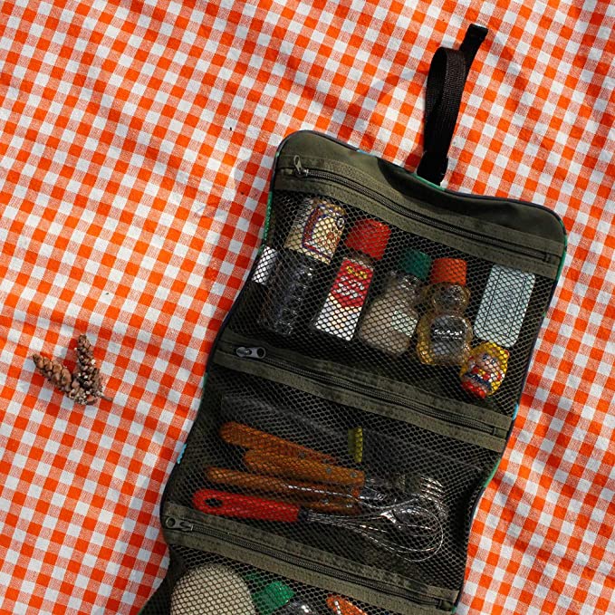 1537 Travel Packing Organizer Cotton Traveler Roll Pouch