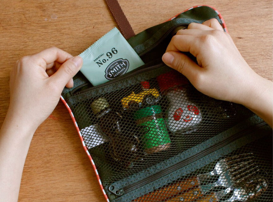 1537 Travel Packing Organizer Cotton Traveler Roll Pouch