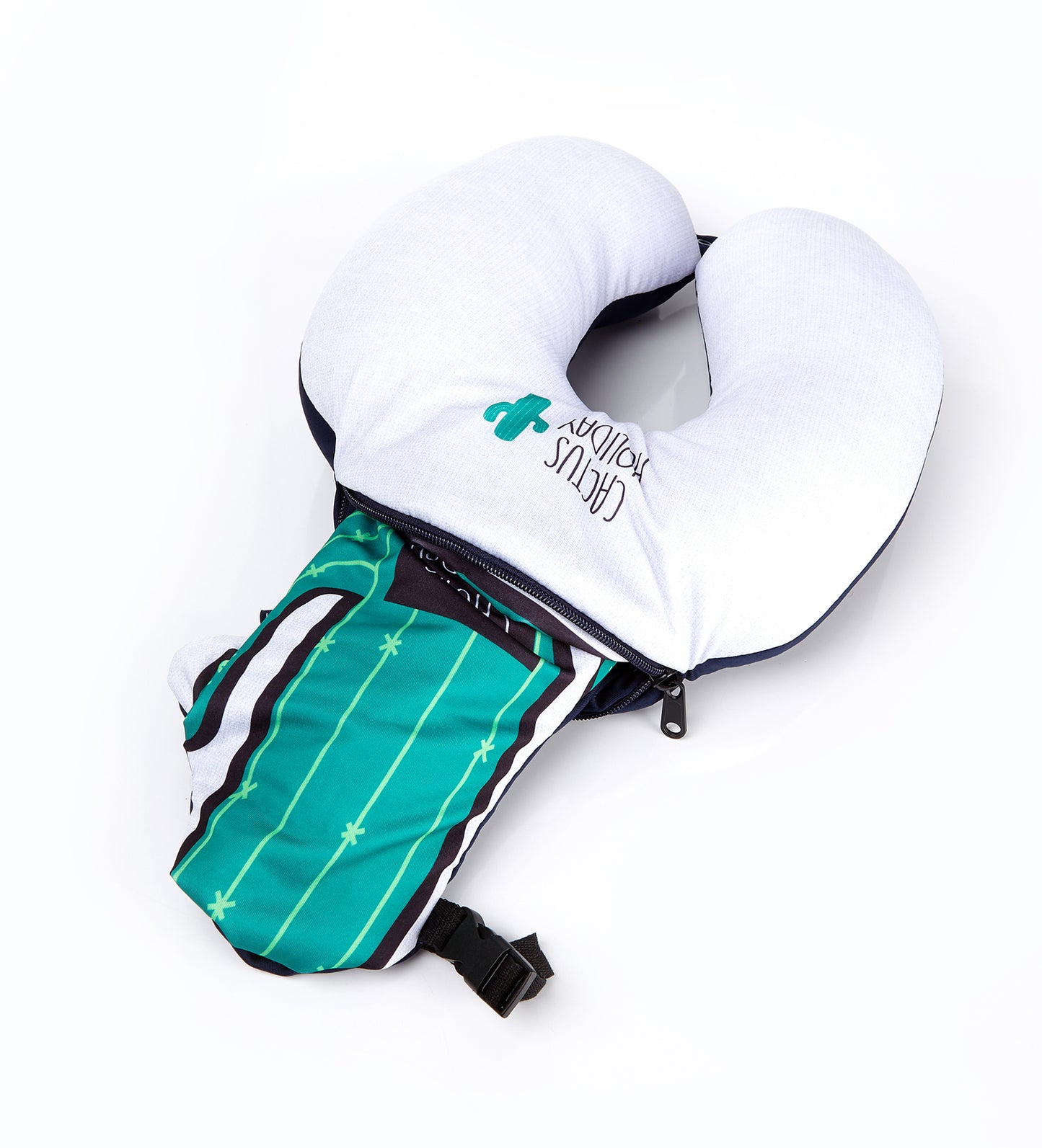 LUCKY PLANET 2 in 1 Travel Neck Pillow Cushion -Cactus Transform to Neck Cushion/Luggage Holding - Luckyplanetusa