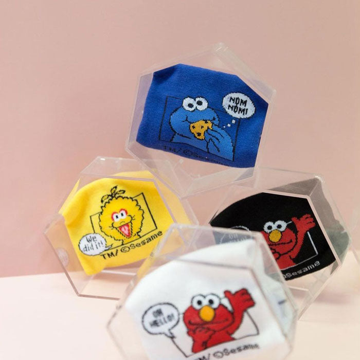 Sesame Street Ankle Socks 5 color mix set - Luckyplanetusa