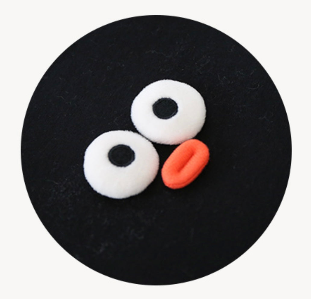 Fuzzy googly eyes pompom 11” iPad pouch