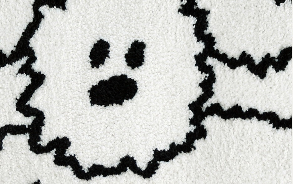 My little puppy shaped bath rug
