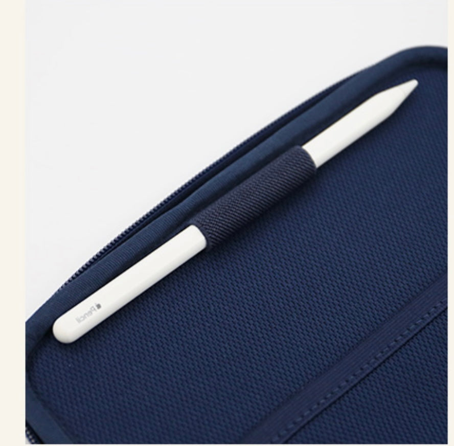 Baguette Bear Eva hard case with handle 13” laptop pouch