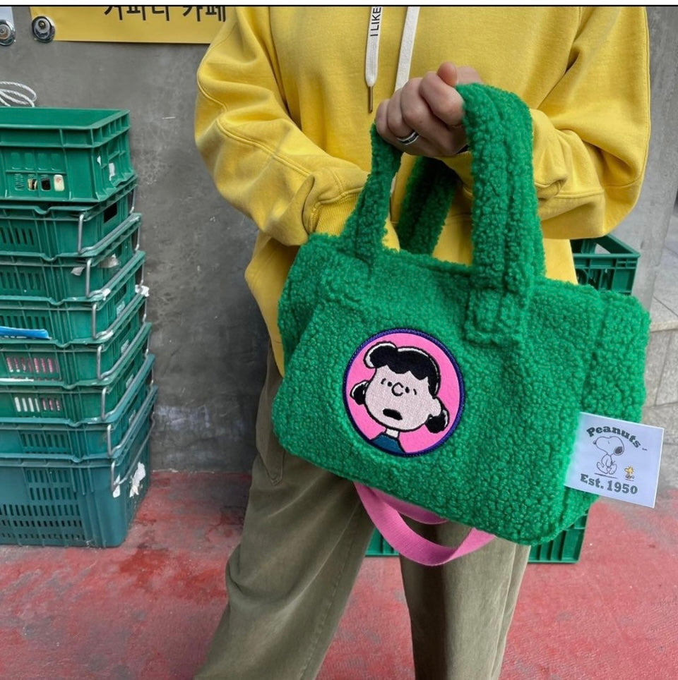 Free Shipping-Peanuts Fluffy Daily Bag - Luckyplanetusa